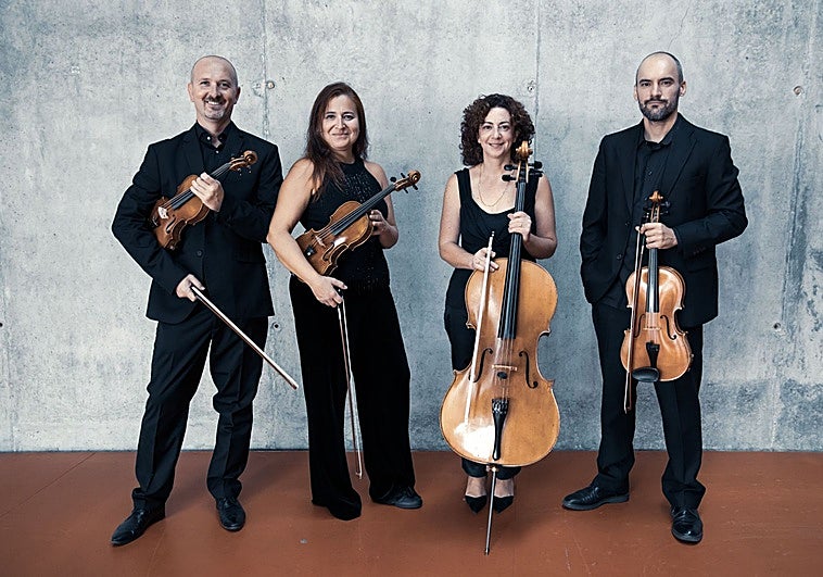 El Cuarteto Amadé ofrece mañana un concierto de cuerdas en el auditorio del centro cultural Santo Domingo